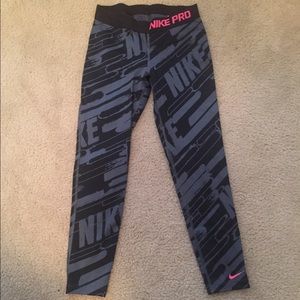 Girls small Nike Pro Leggings