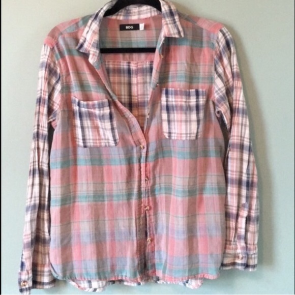 BDG - Urban Outfitters Plaid Flannel Shirt