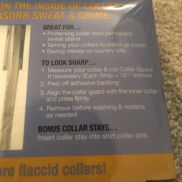 Men's Collar Guards - Picture 4 of 4