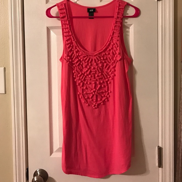 Coral tank top