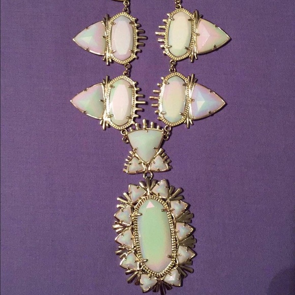 Kendra Scott White Iridescent Havana - Picture 1 of 4