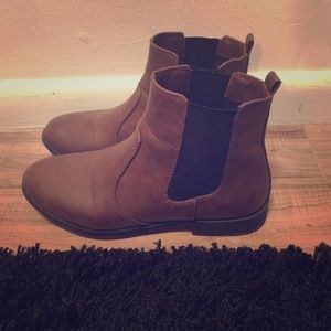 Brown ankle boots