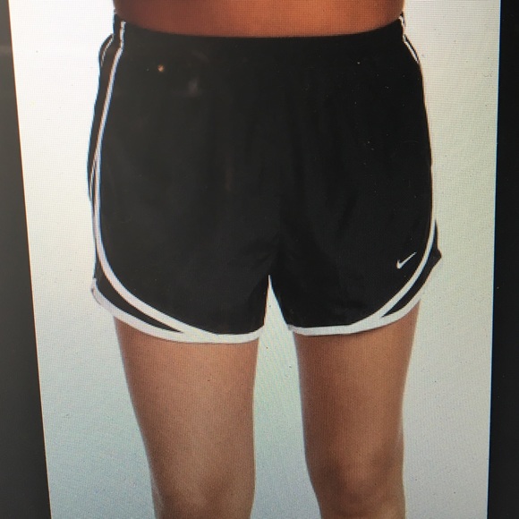 Black nike dry fit athletic shorts
