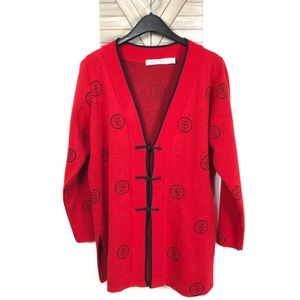 Asian inspired cardigan sweater