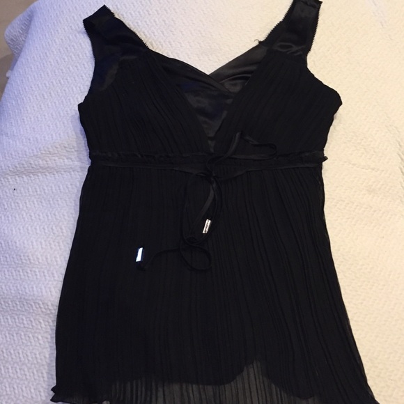 White House and black dress top XXS petite