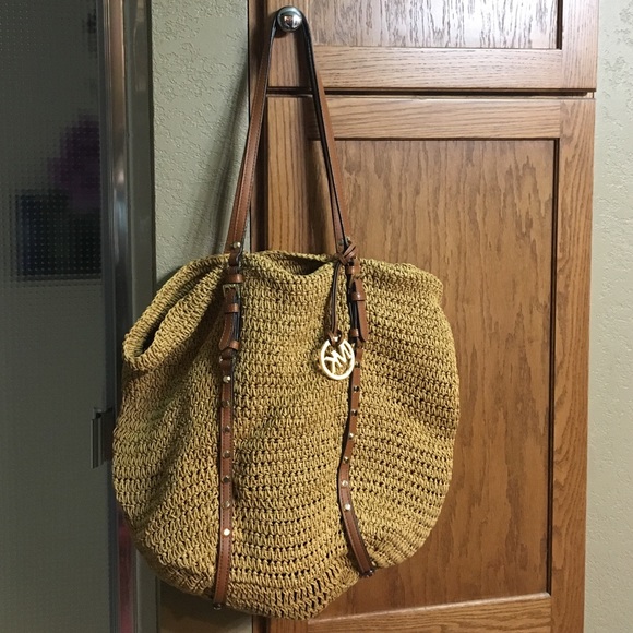 Michael Kors straw bag