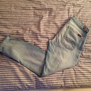 7 for all Mankind Josefina Skinny Boyfriend Jeans