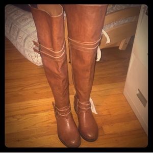 WIDE CALF over the knee riding boots -Torrid ||9||