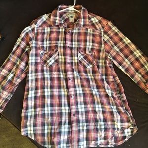 🇺🇸American rag cotton long sleeve plaid!