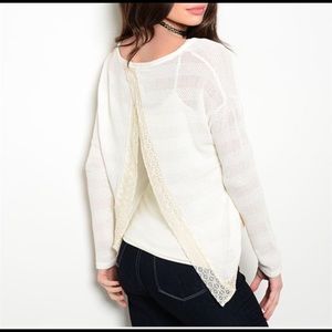 Cream sweater