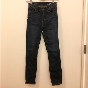 Jcrew High Rise Crop Jeans