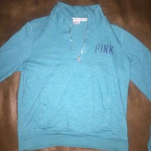 victoria's secret PINK pullover half zip