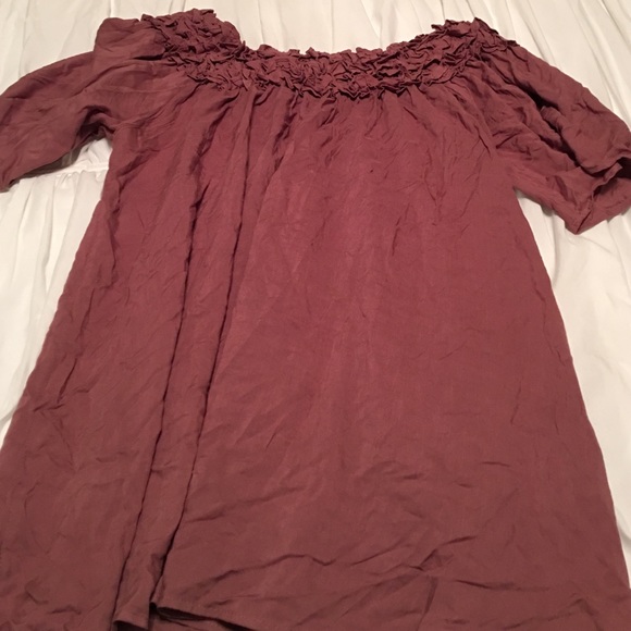 Drop shoulder top