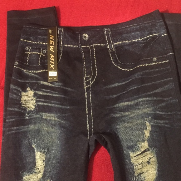 Denim "Jegging" Leggings