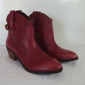 Lucky Brand Red Booties