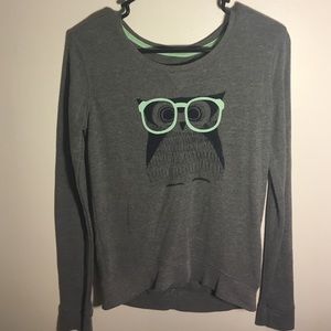 CUTE OWL LONG SLEEVE TEE
