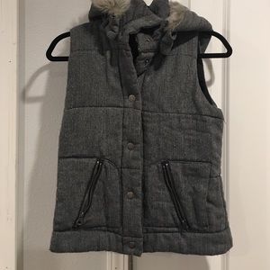 B B Dakota furry vest.  Excellent condition.