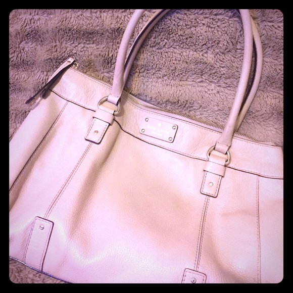 Large kate spade tan purse