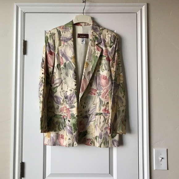 Floral blazer