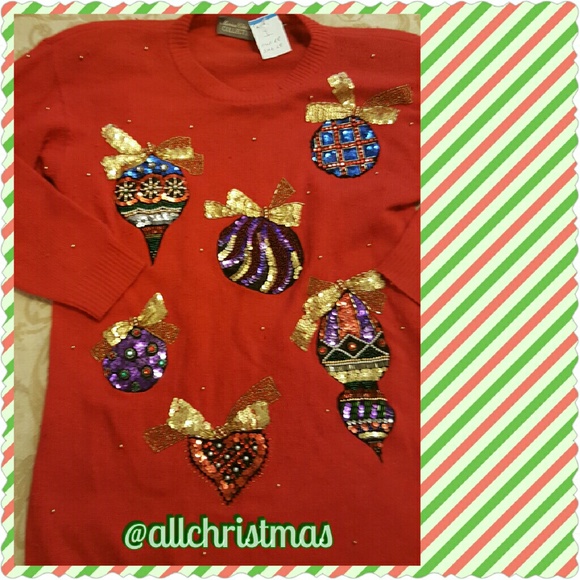 Marisa Christina Christmas Sweater LAST CALL