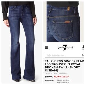 7 for all Mankind Tailorless Ginger