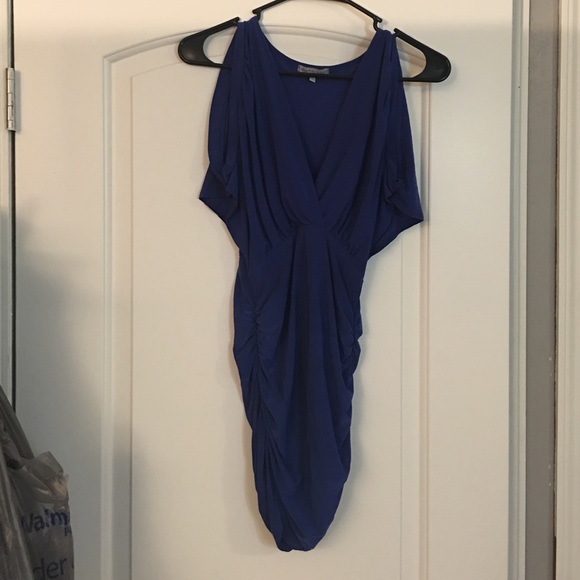 Low cut, open shoulder dressy tunic