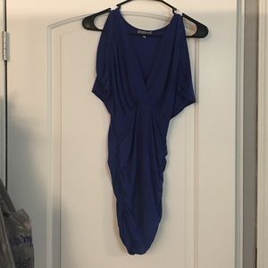 Low cut, open shoulder dressy tunic