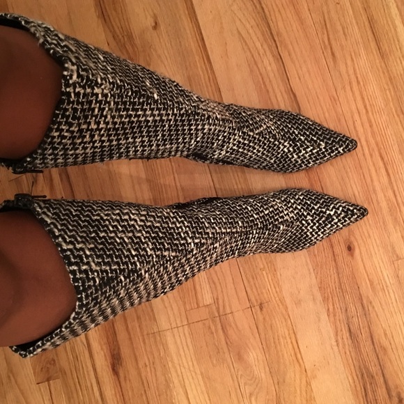 More pics of Retro Tweed boots! Vintage Classic