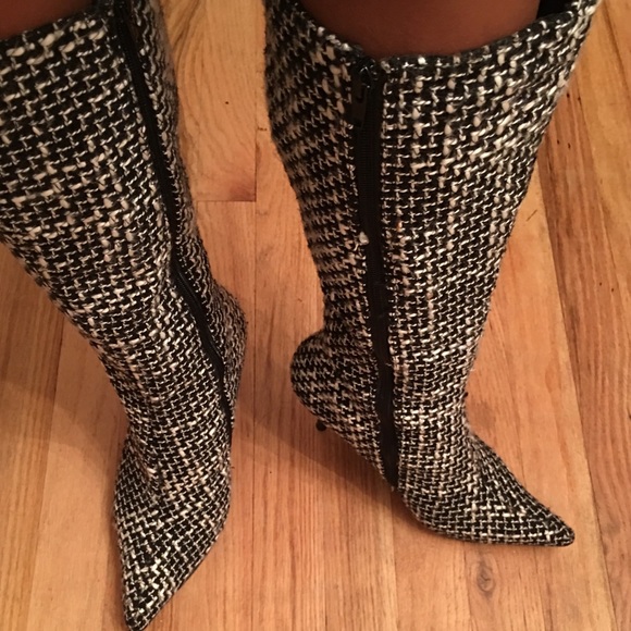 More pics of Retro Tweed boots! Vintage Classic - Picture 3 of 4