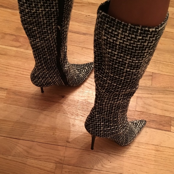 More pics of Retro Tweed boots! Vintage Classic - Picture 4 of 4