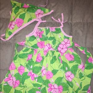 BLUEBERI BLVD SUMMER DRESS and SCARF- ADORABLE 🌺