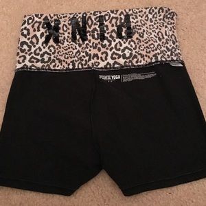 PINK yoga shorts
