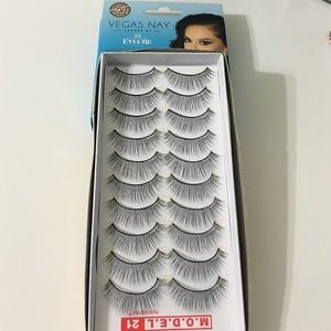 Model 21 false eye lashes 10 pairs