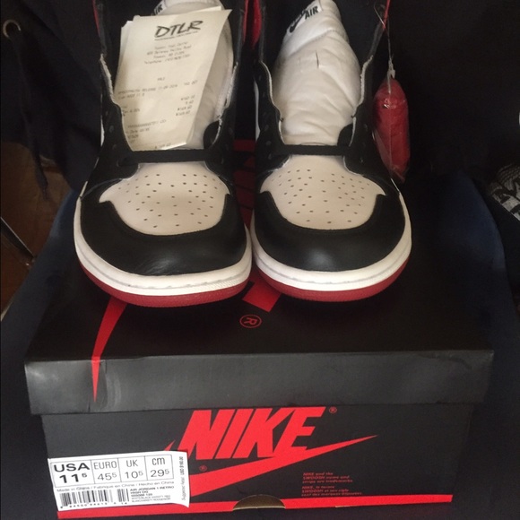Jordan 1's Black Toe