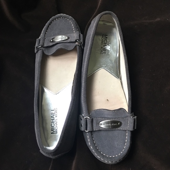 MICHAEL KORS Suede Flats Loafers