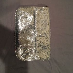 Jcrew glitter clutch