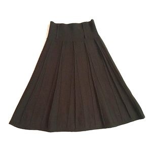 Brown full skirt