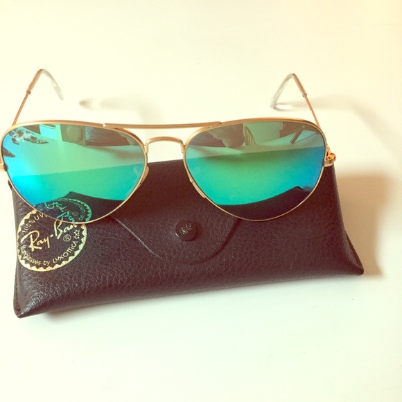 Ray-Ban Aviator Flash Lens - Green