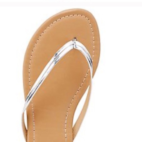 NWT Charlotte Russe Metallic Sandals sz 10 - Picture 4 of 4