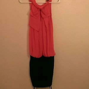 Bisou Bisou haltar bodycon dress