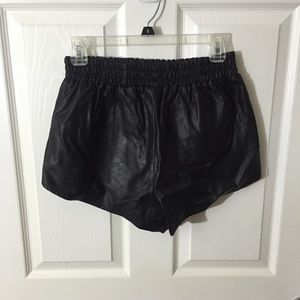 LF faux leather short