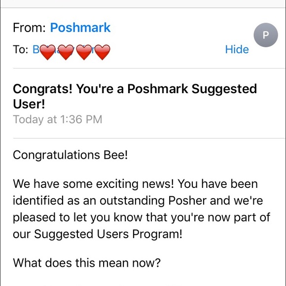 So excited!  ❤️Suggested User!❤️