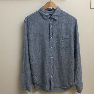 J Crew linen beach shirt