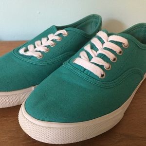 Teal Canvas Shoes