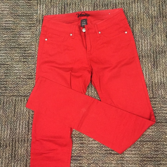 Red Skinny Jeans
