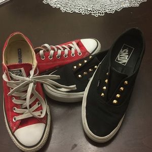 Vans and Converse