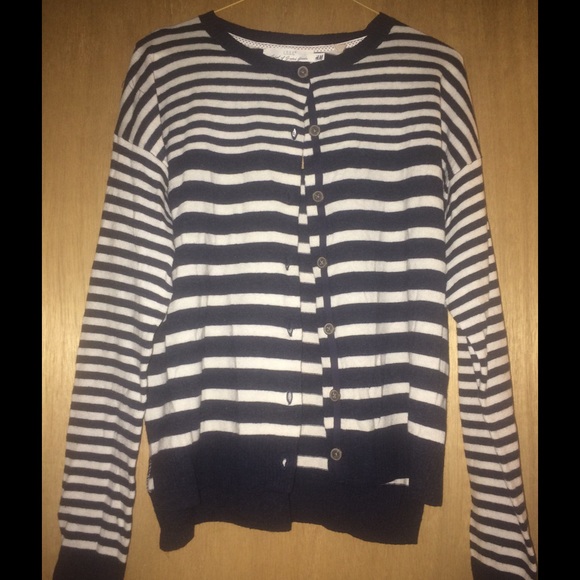 Wool Stripped Cardigan