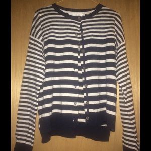 Wool Stripped Cardigan