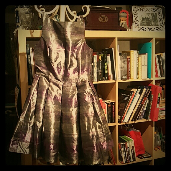 BB Dakota holiday metallic cocktail dress