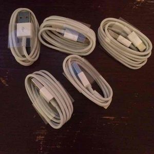 Apple iPhone charger cords
